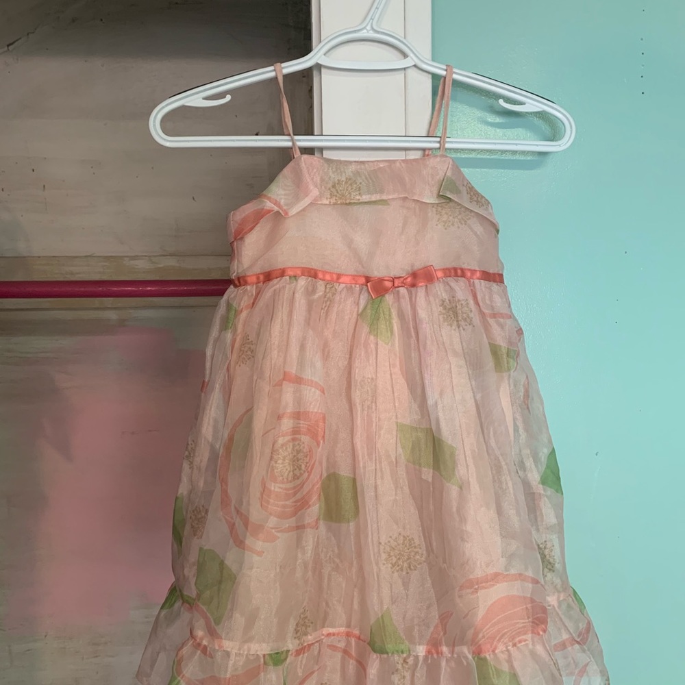 Baby Gap Floral Pink Dress